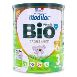 MODILAC Lait croissance 3ème age Bio 800gr
