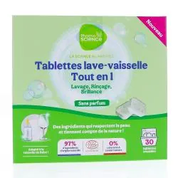 PHARMASCIENCE Tablettes lave-vaisselle Tout-en-1 x30
