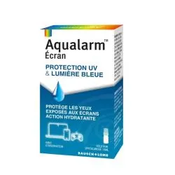 BAUSCH & LOMB Aqualarm Ecran - Collyre Protection UV et Lumière Bleue 10ml