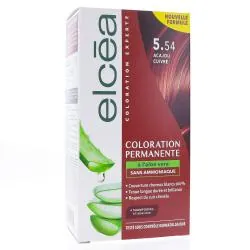 ELCEA Coloration permanente à l'aloé vera Acajou cuivré 5.54
