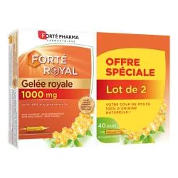 FORTE PHARMA Forté Royal - Gelée Royale 1000 mg Lot de 2x20 Ampoules