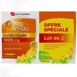 FORTE PHARMA Forté Royal - Gelée Royale 1000 mg Lot de 2x20 Ampoules