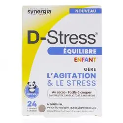 SYNERGIA D-Stress Enfant - Équilibre x24 Comprimés à Croquer