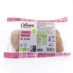 CELIANE Grandes Tranches Pain au Levain 210g