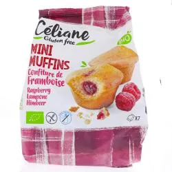 CELIANE Mini Muffins Confiture de Framboise 200g