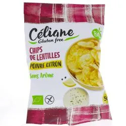 CELIANE Chips de Lentilles Poivre Citron 50g