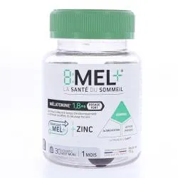 8MEL+ Mélatonine 1,8 mg x30 Gummies
