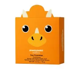 SPONGELLE Animals - Eponge pour le corps infusée de gel douche tina triceratops