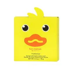 SPONGELLE Animals - Eponge pour le corps infusée de gel douche danny duck