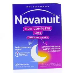 NOVANUIT Nuit Complète 1.9mg x20 comprimés