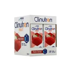 CLINUTREN Boisson Fruit saveur Poire Cerise brique 4x200ml