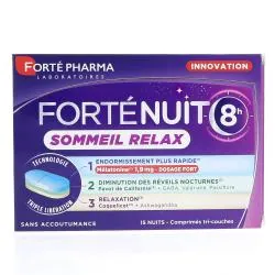 FORTE PHARMA Forte Nuit 8h Sommeil relax 15 comprimés