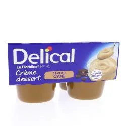 DELICAL La Floridine - HP HC - Crème Dessert saveur Café 4x200g