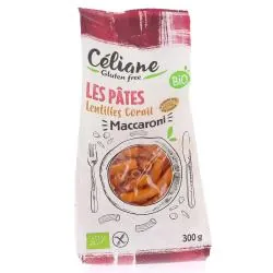 CELIANE Macaroni Lentille Corail 300g