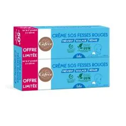GIFRER SOS crème fesses rouges lot 2x100ml