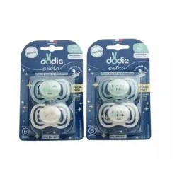DODIE Extra - Sucette Anatomique duo +18mois nuit