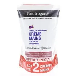 NEUTROGENA Crème mains concentrée sans parfum 50ml x2