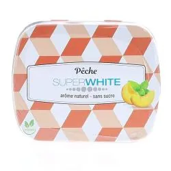SUPERWHITE Pastilles Fraîcheurs Pêche 50 pastilles