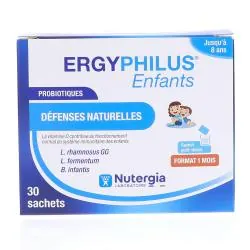 NUTERGIA Ergyphilus Enfants - Probiotiques Défenses naturelles x30 sachets