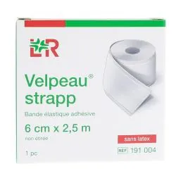 VELPEAU STRAPP Bande De Compression Adhésive élastique 6m x 2,5m