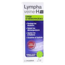 3C PHARMA Lymphaveine-H Gel Crises hémorroïdes 30ml