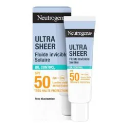 NEUTROGENA Ultra Sheer - Fluide Invisible Solaire Oil Control SPF50+ 50ml