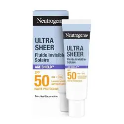 NEUTROGENA Ultra Sheer - Fluide Invisible Solaire Anti-Âge SPF50 50ml