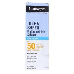 NEUTROGENA Ultra Sheer - Fluide Invisible Hydratation SPF50 50ml