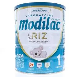 MODILAC Expert Riz Lait infantile 1er âge 800g