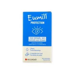 EUMILL Protection Gouttes Occulaires yeux fatigués, secs, exposés aux écrans 10ml