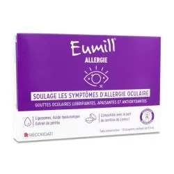 EUMILL Allergie Gouttes occulaires 10 unidoses de 0,5 ml