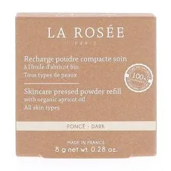 LA ROSEE Recharge Poudre Compacte Soin 8g foncé