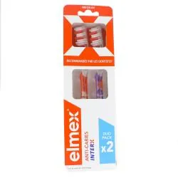 ELMEX Brosse à dents interx sensitive medium lot de 2