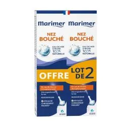 MARIMER Spray nez bouché - rhume rhinopharyngite lot de 2 x 100ml