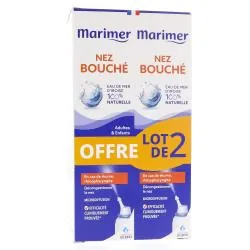 MARIMER Spray nez bouché - rhume rhinopharyngite lot de 2 x 100ml