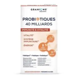 GRANIONS Probiotiques - Immunité & Vitalité x40 Gélules