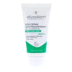 ALVADIEM Déo Crème Anti-Transpirant au miel de lavande bio 50ml