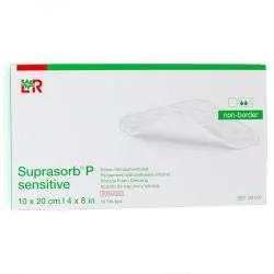 LOHMANN & RAUSHER Suprasorb P Sensitive Pansement Hydrocellulaire Siliconé boite de 10 10 x 20 cm
