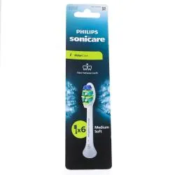 PHILIPS Sonicare Intercare - Recharge brosse Blanche x6 brossettes