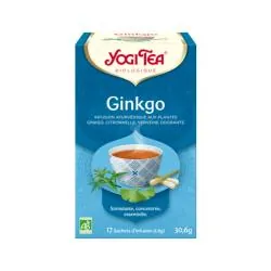 YOGI TEA Ginkgo Infusion ayurvédique bio x17 sachets