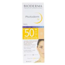 BIODERMA Photoderm M - Gel-Crème Clarifiant Teinte Claire SPF50+ 40ml