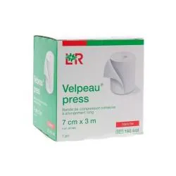 VELPEAU Press Bande cohésive blanc 7cm x 3m