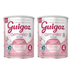 GUIGOZ Optipro Junior Lait 4ème âge lot 2 x 900g