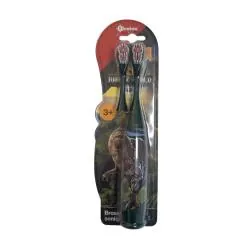 TINOKOU Brosse à dents électrique+ 1 brossette rotative offerte jurassic world