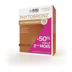 ARKOPHARMA PhytoBronz autobronzant lot 2 x 30 gélules