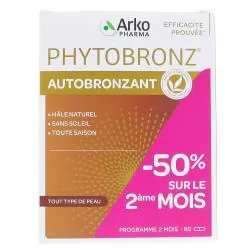 ARKOPHARMA PhytoBronz autobronzant lot 2 x 30 gélules