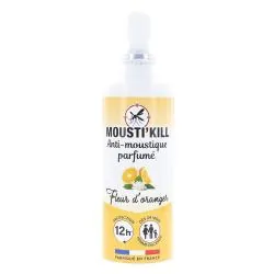 MOUSTI'KILL Spray anti-moustiques parfumé senteur fleur d'oranger 100ml
