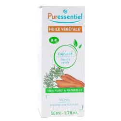 PURESSENTIEL Huile Végétale de carotte bio 50ml