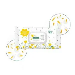 KLORANE bébé - Lingettes nettoyantes à l'eau x60
