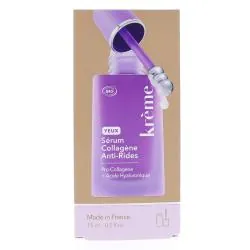 KREME Sérum Yeux Collagène Anti-Rides 15ml avec cryoroll